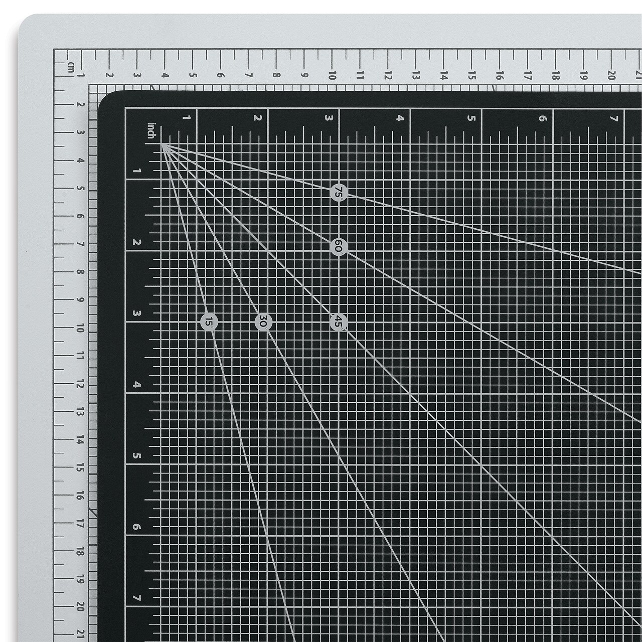artPOP! Self Healing Cutting Mat, 18 x 24 inches, Grey and Black, Double-Sided with Grid, Non-Slip Surface for Fabric, Crafting, Scrapbooking, Sewing, Journals
